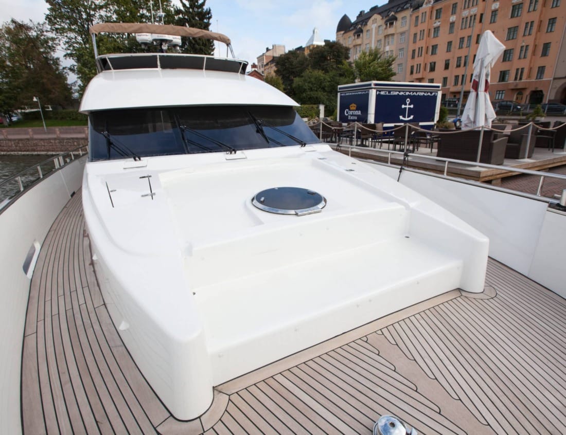 Foredeck of a Superior 2100 Van der Heijden Yachts