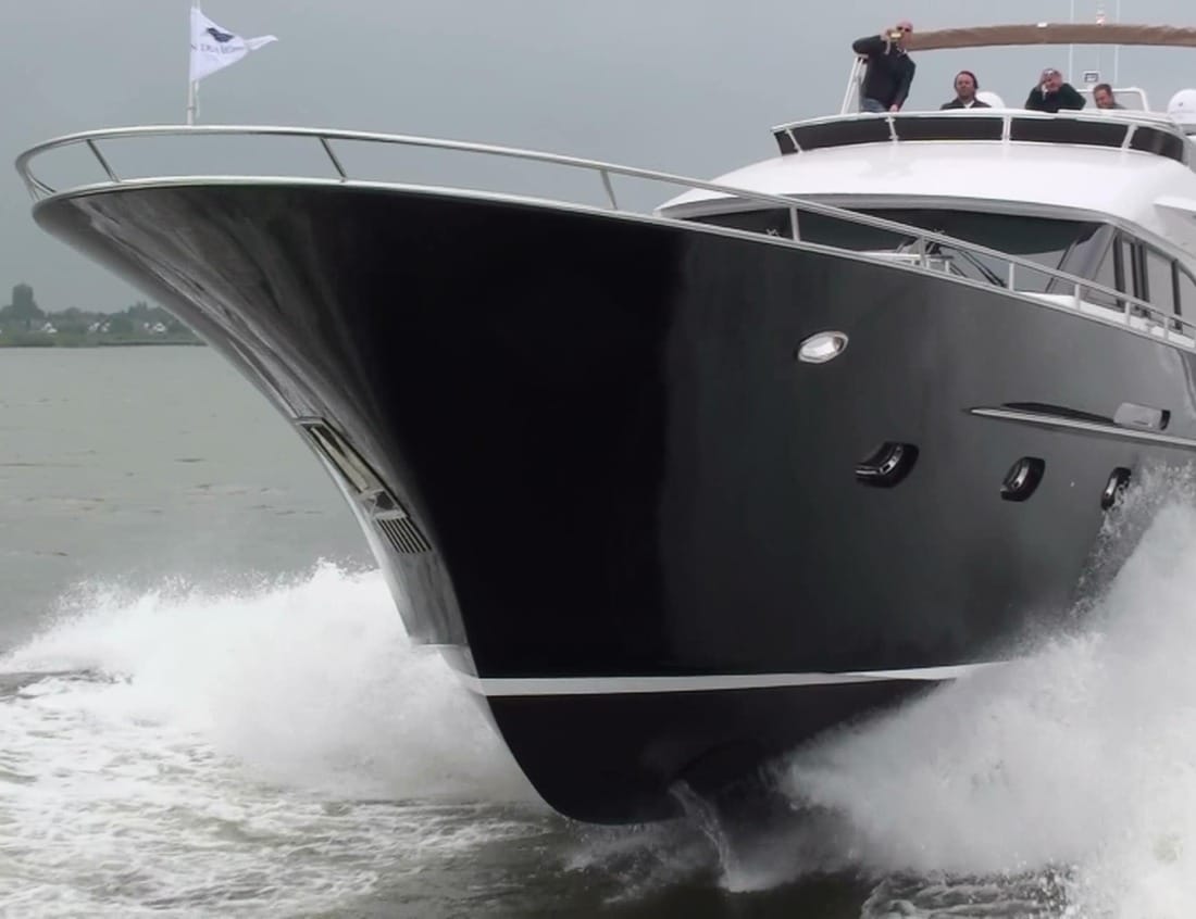 Superior 2400 Van der Heijden Yachts cruising on the water