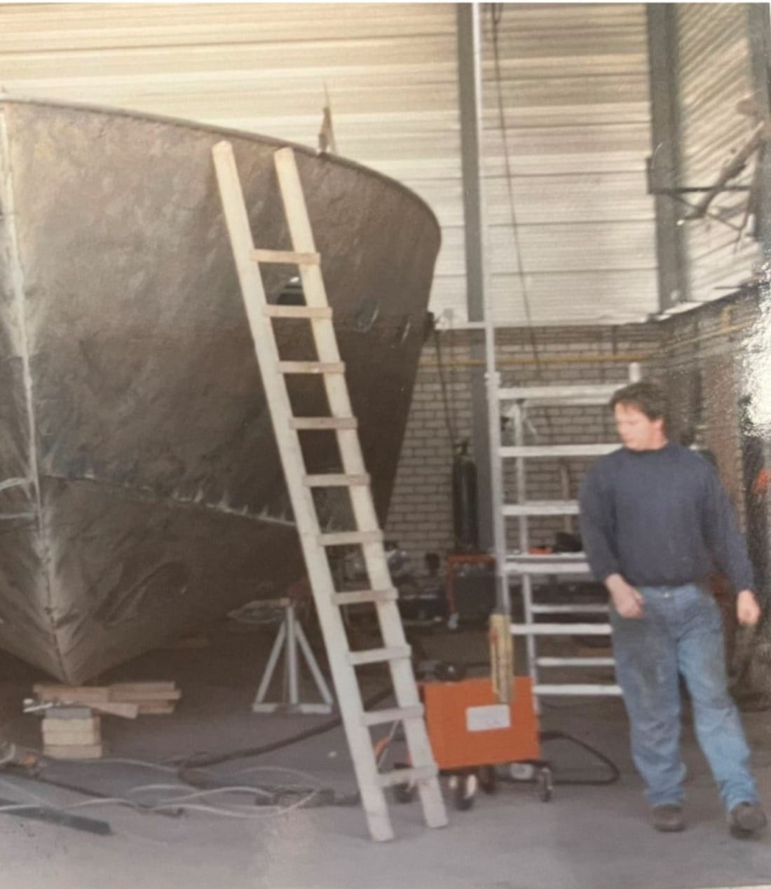 About Van der Heijden Yachts - Ronald van Der Heijden in his early twenties